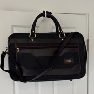 Vintage IMPALA travel bag soft sided carry on luggage NWOT black